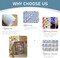 Skull Diamond Art Kits for Adults,DIY Diamond Painting Round Full Drill 12x16in,5D Diamond Dots Art for Beginning Home Wall Decor